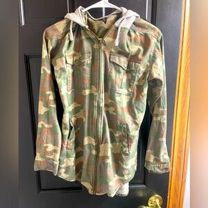H&M camo jacket hoodie